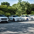 Throwback to the #staypuft #camaro when my coworkers and I all had white cars. This was right before a little grudge racing at the local track. 
#white #carsofinstagram #chevrolet #mercedes #lexus #is300 #is350 #gla #amg #carspotting #projectcar #lineemup #lfx #savethemanuals #driving #pose #collection