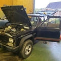 #justrolledintotheshop this 1995 #jeep #cherokee  was sitting neglected and sad and covered in pine needles. Unfortunately i didnt get any before shots but this thing was gross inside. It was parked for a bad fuel pump and brake line.
#5spd #manual #savethemanuals #4x4 #offroad #xj #wheeling #forgotten