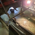 Got the floor cut out of our forgotten #1966 #ford #fairlane finally. Big steps here and hoping to get the new @autometaldirect one in next week. 
#forgotten #fomoco #musclecars #carsofinstagram #welding #cutting #fabrication #dontcrushemrestoreem #sheetmetal #project #projectcarhell #fixorrepairdaily #fixerupper #barnfind #builtnotbought #justdoit